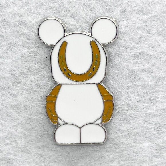 🔮 5/$25‎ Disney Vinylmation Jr Lucky Horseshoe Pin - Picture 1 of 2